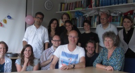 Photos with our collaborators at Cancer Center Amsterdam, August 2014